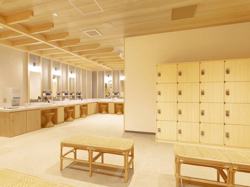 女性大浴場_脱衣所