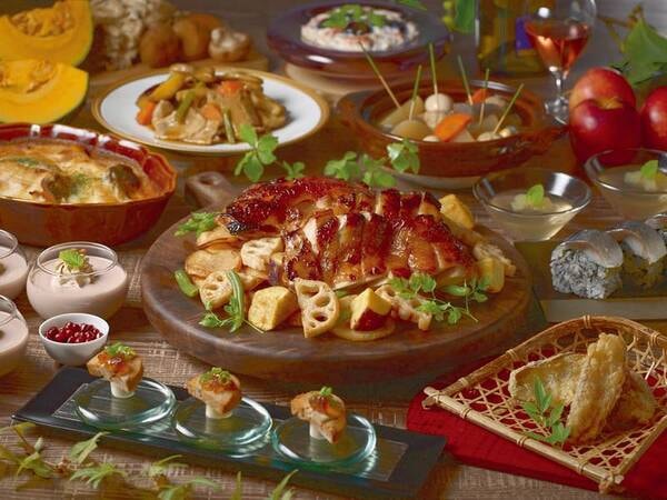 秋冬 季節の料理バイキング