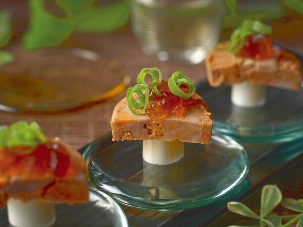 【9/1~2/28まで】あん肝ネギのポン酢ジュレ/例