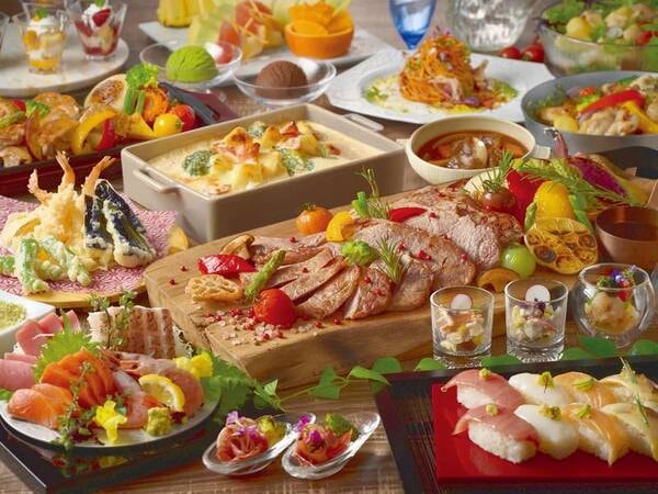 夕食バイキング/例