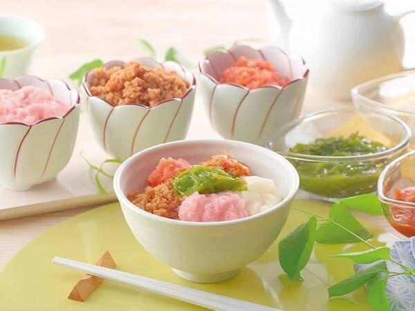 【朝食】のっけ丼/例