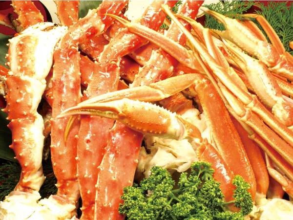 【夕食/例】茹で蟹も食べ放題！