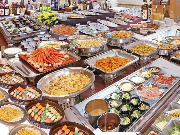 90分食べ放題＆飲み放題！季節ごとのメニューを楽しむ※写真は一例