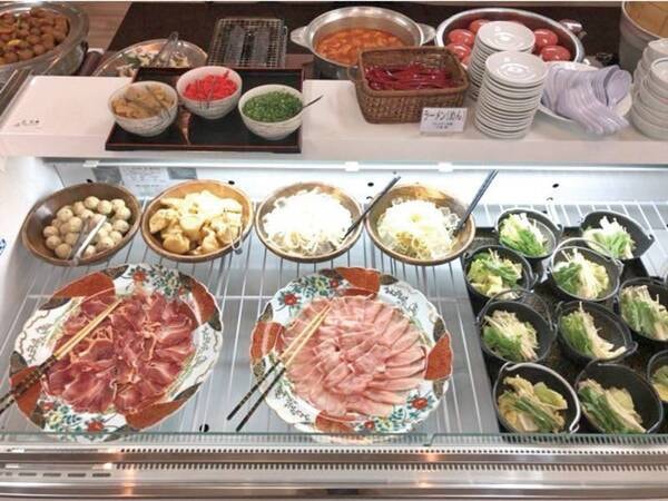 夕食バイキング例