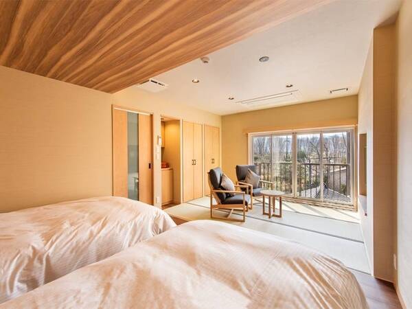 *【内風呂付特別室】2023年春リニューアル！40平米のゆとりある和洋客室タイプのお部屋です。