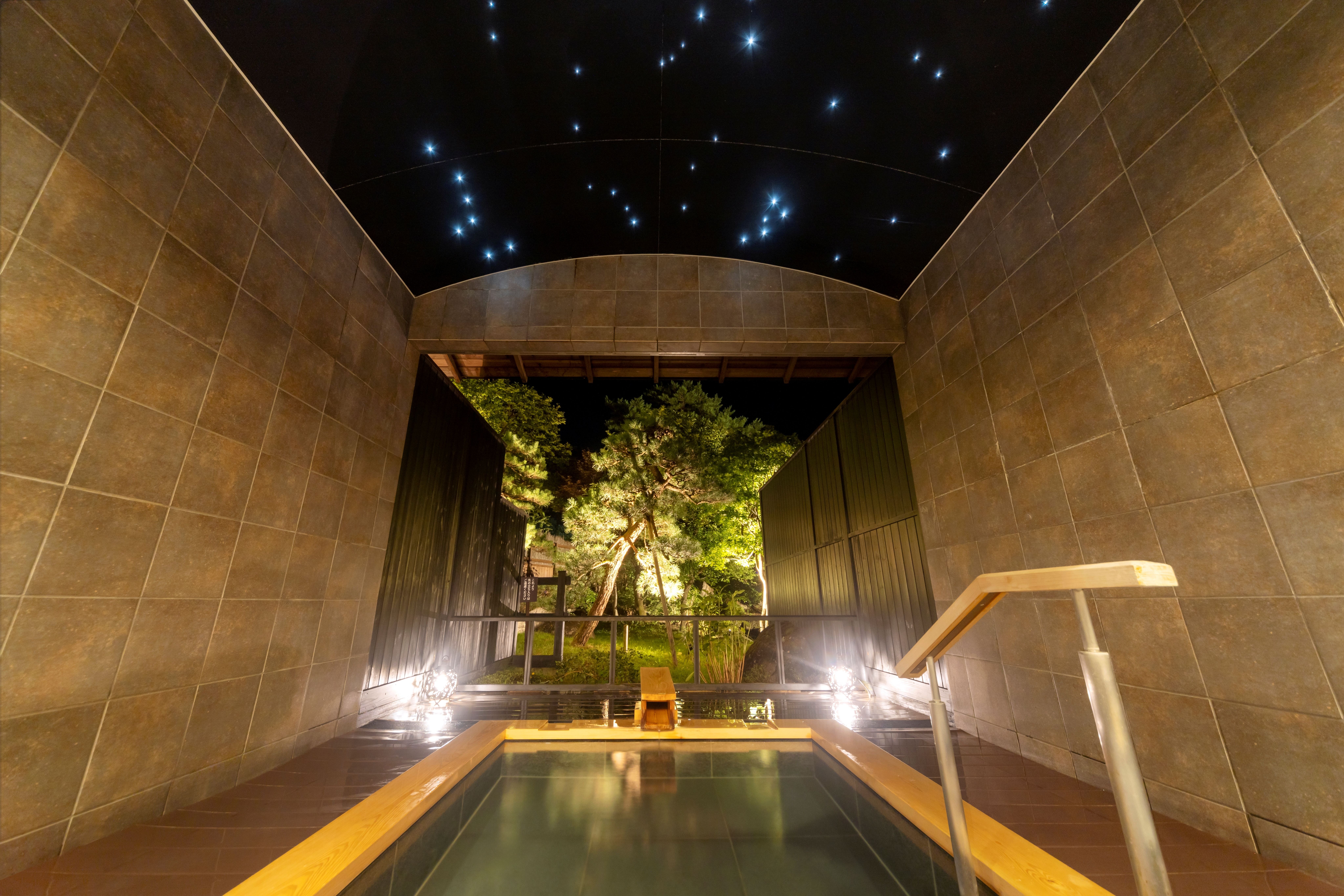 貸切露天風呂_星空の湯_夜