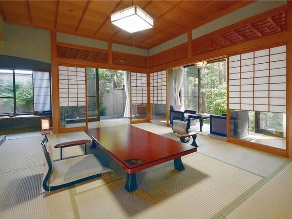 【和室10畳 /温泉露天風呂付】客室一例
