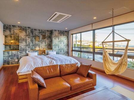 【禁煙】ハンモックのあるモダン和洋室/例