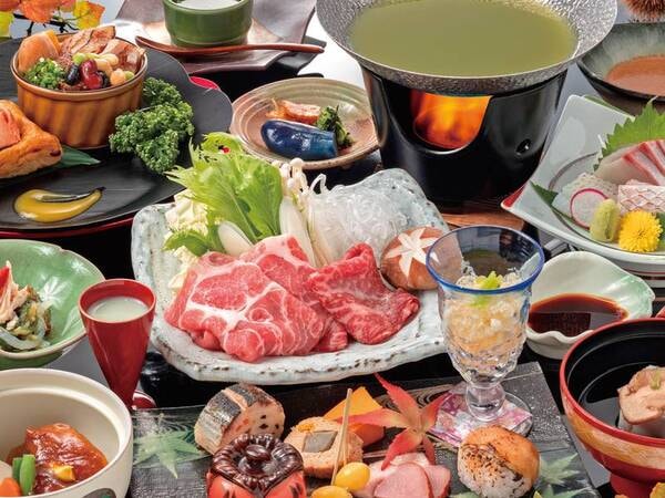 若楠ポークと旬食材！基本会席/3～8月の一例