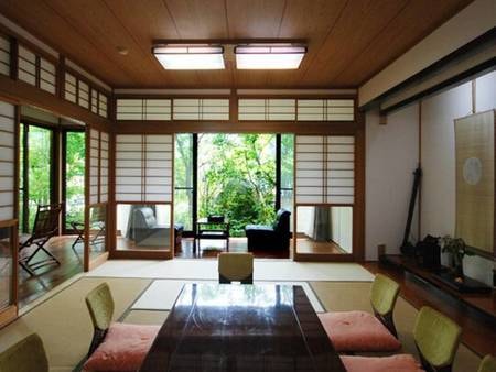 古湯温泉 旅館大和屋の 1日1組限定 半露天風呂付客室 挽きたてコーヒー特典付 夕食は佐賀牛 山の幸会席 お部屋食 24 0円 夕食 部屋食 半露天風呂付き離れ ゆこゆこ