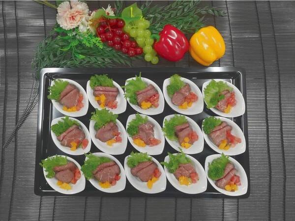 【9~11月は秋の味覚と長崎のうまかもんグルメはフェア】ローストビーフ/例