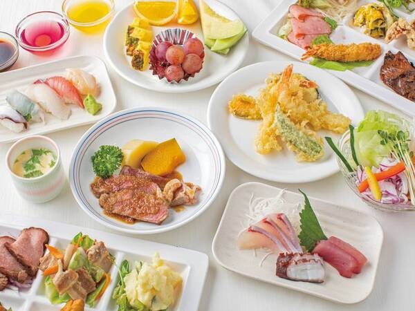 地元産海鮮どっさりバイキング/例
