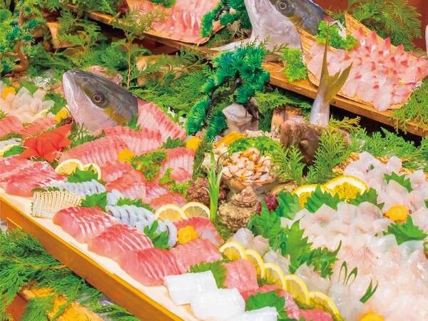 地元産海鮮どっさりバイキング/例