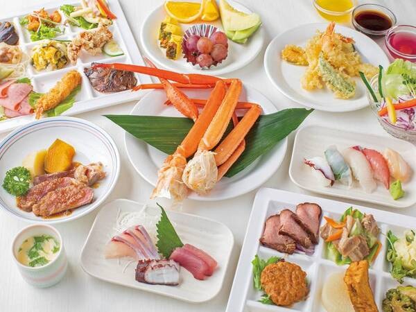 夕食バイキング例