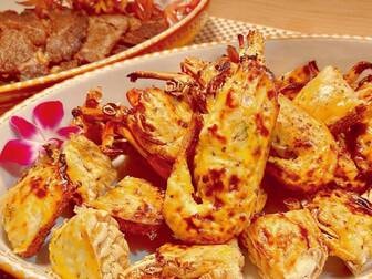 阿蘇白雲山荘/【阿蘇グルメビュッフェ/例】イセエビテルミドール(黄金焼き)