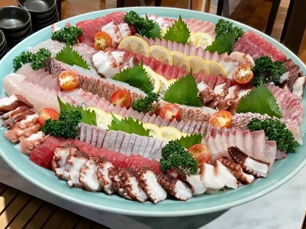 【阿蘇グルメビュッフェ/例】新鮮なお造りもご用意