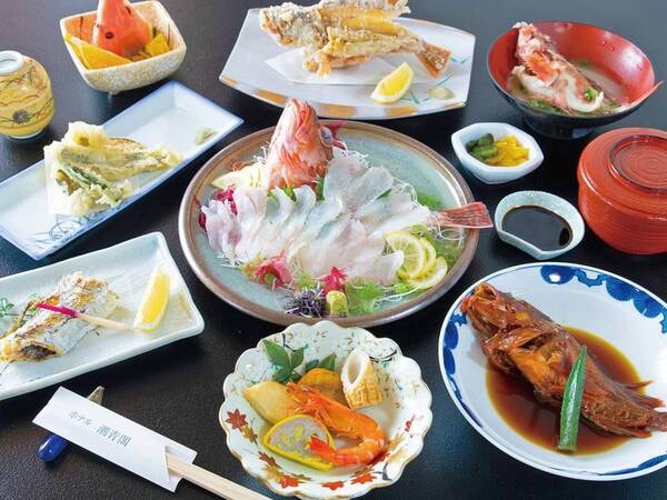 【季節の地魚会席/例】