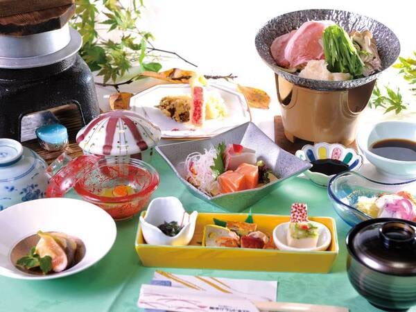 【夕食/例】菊池の美味しい水から生まれた会席料理