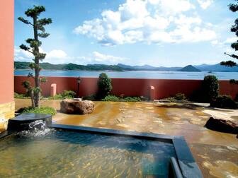 ホテル松竜園 海星/【露天風呂・太陽の湯】輝く太陽と紺碧の海のはざまで湧き出る天然温泉を満喫