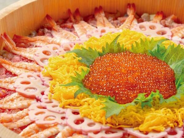 【夕食ビュッフェ/例】海鮮ちらし寿司

