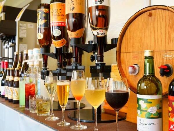 【飲み放題】生ビールや焼酎・ワイン・日本酒など※90分の時間制となります