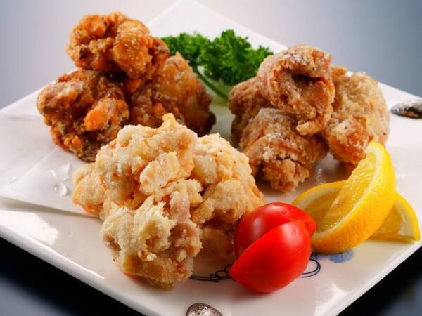 【夕食バイキング】揚げたて!自家製唐揚げは「九州醤油・塩・オリジナル」」の3種食べ比べ!