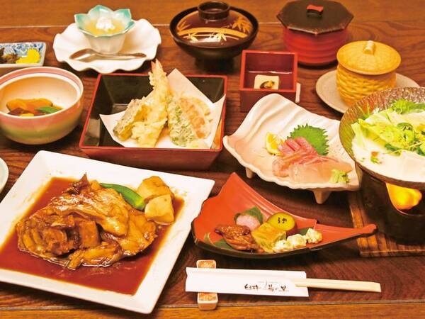 【グレードUP旬魚会席/例】質・量ともにグレードアップした会席

