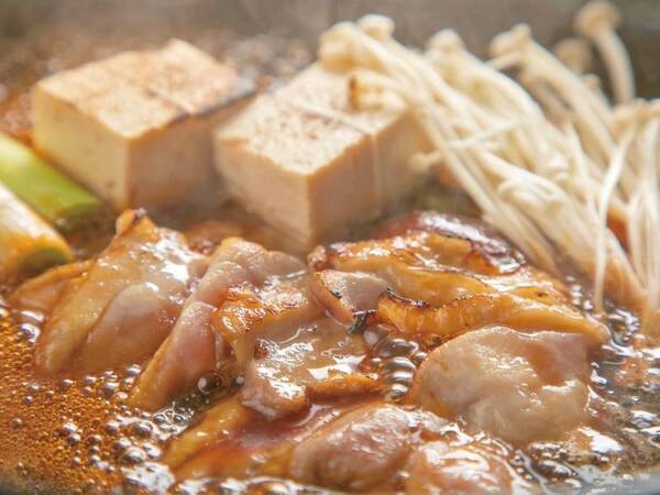 とろたま鶏すき焼きコース/一例