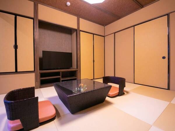 【和モダンスタンダード和室/一例】琉球畳を使用した心がホッと落ち着く和室です。