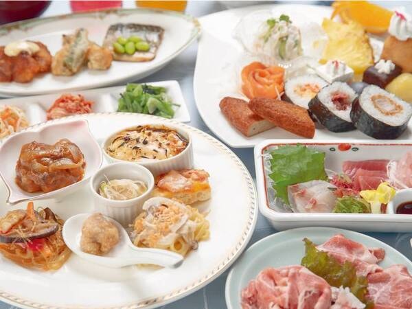 【夕食バイキング/例】旬の山海の幸をふんだんに使ったバイキング!!