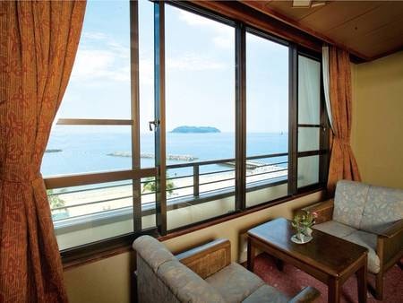 客室から海一望！