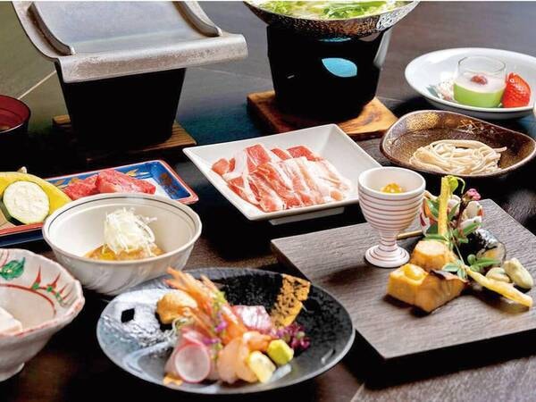 【黒豚つゆしゃぶ&薩摩の郷土料理会席/一例】