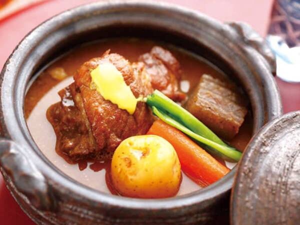 【薩摩豚会席/例】名物!黒豚豚骨煮 ほねまでほろほろのホテル自慢豚骨煮を召し上がれ!