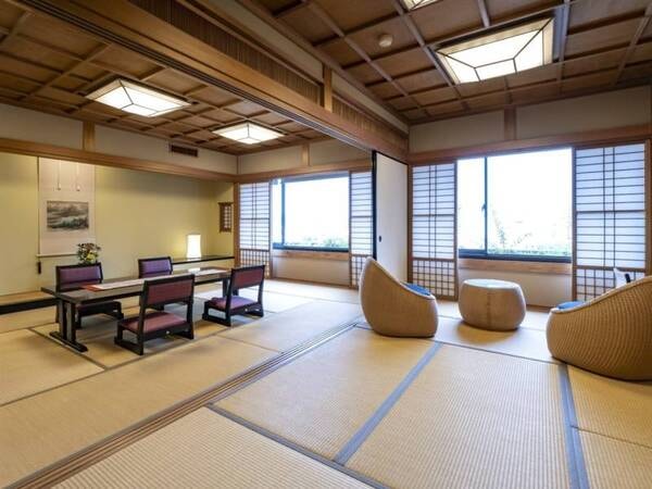 部屋食または個室食/二間客室例