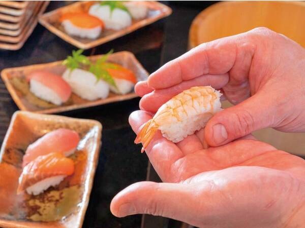 【ビュッフェ実演料理/例】握り寿司