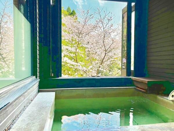 【Dタイプ】内湯温泉風呂。お好きな時間に何度でも湯浴みをお楽しみください