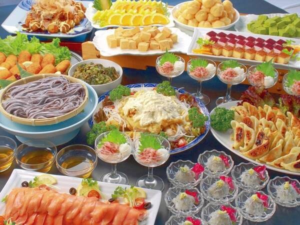  【季節替わりハーフ会席＆バイキングプラン】食事一例
