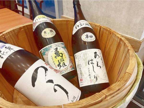 【夕食:飲み放題付和洋中バイキング/例】地酒も飲み放題!