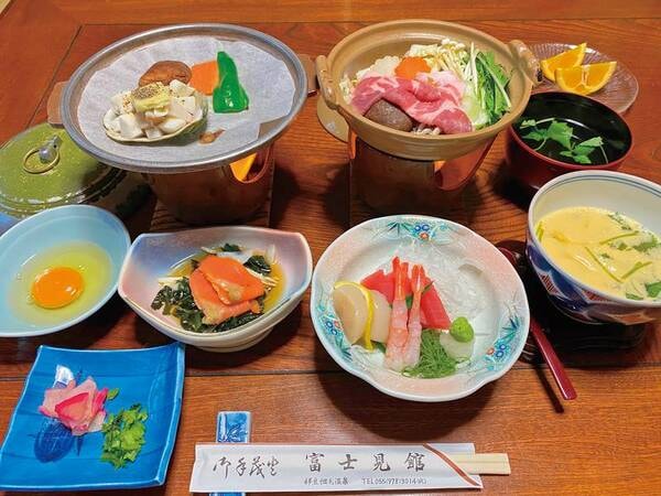 あわび山海焼付［量控えめ］/例