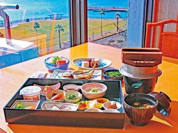 【朝食/例】朝食はバイキングまたは和朝食から宿お任せとなります