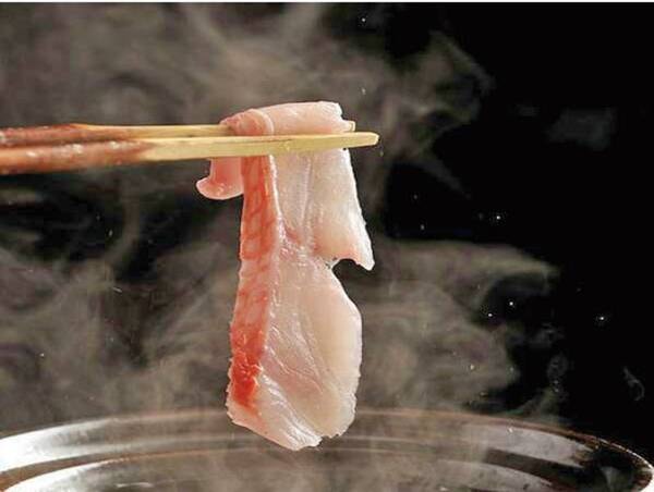 金目鯛のしゃぶしゃぶにも舌鼓♪