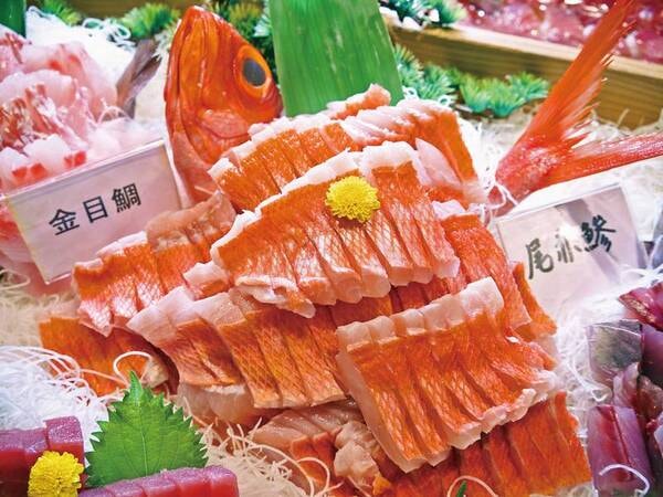 【夕食/例】金目鯛のお刺身