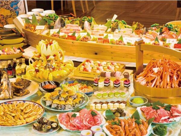 【夕食/例】厳選食材が並ぶ!下田ならではの全60種バイキング!