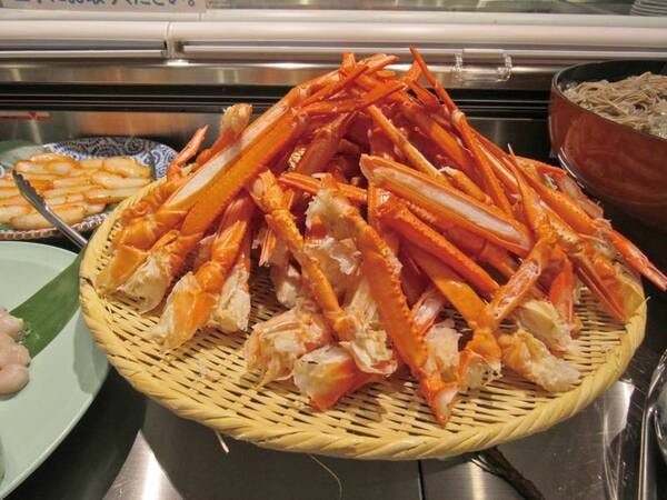 【夕食/例】ずわい蟹も食べ放題