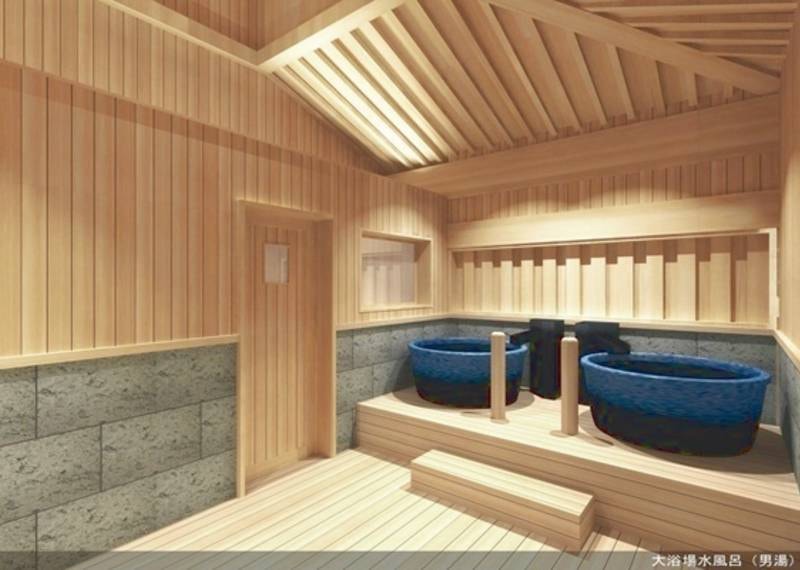 大浴場　改装後パース