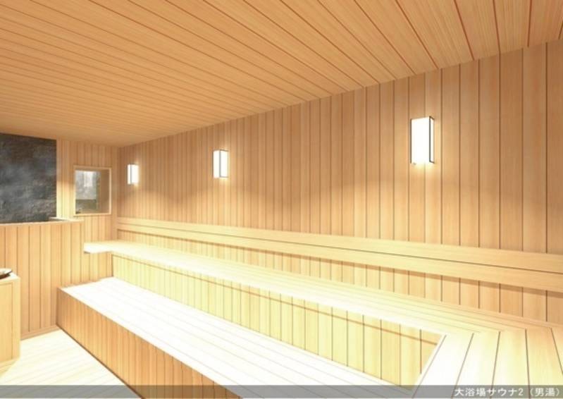 大浴場　改装後パース