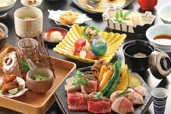 選べるメイン【お肉の溶岩焼き/例】