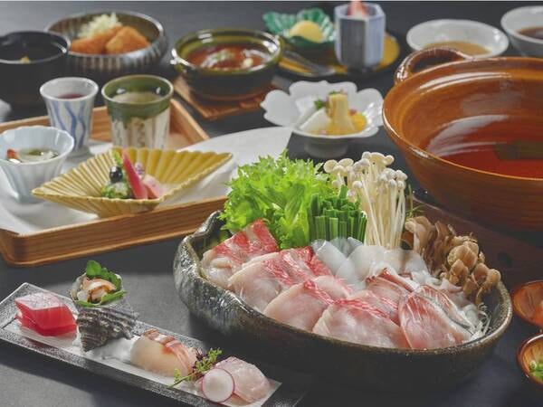 【海鮮しゃぶしゃぶをメインとした会席料理】