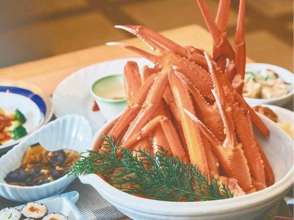 【夕食/例】ずわい蟹も食べ放題