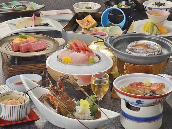 【伊勢海老・金目鯛・鮑/例】伊豆ならではの厳選素材で彩られたお料理